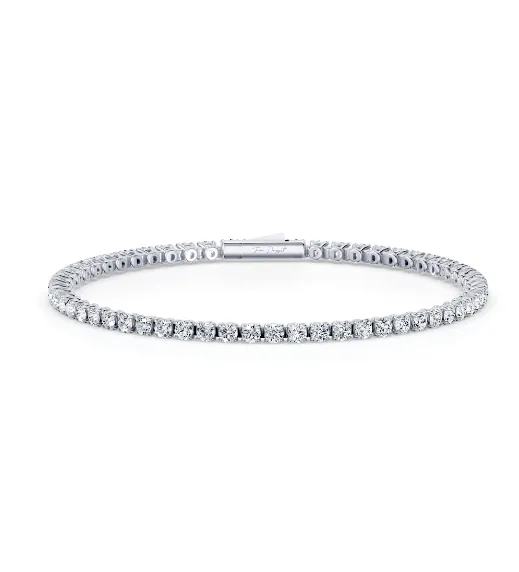 Olivia Round Brilliant Lab Diamond Tennis Bracelet 